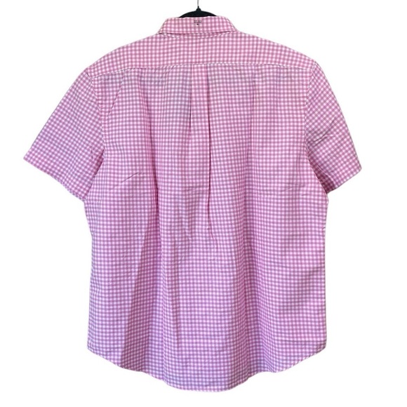 NEW Polo Ralph Lauren Classic Fit Short Sleeve Button Down Shirt Pink Gingham XL - Picture 3 of 12